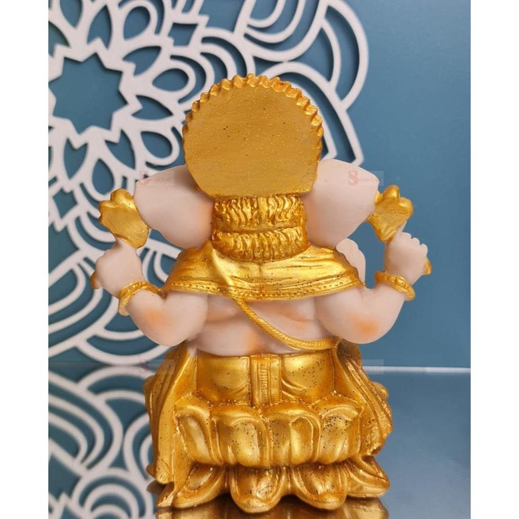 1 Piece Premium Decorative Lord Ganesha Statue & Idols for Home, Office, and Pooja for Festivals, Weddings, and Special Occasions