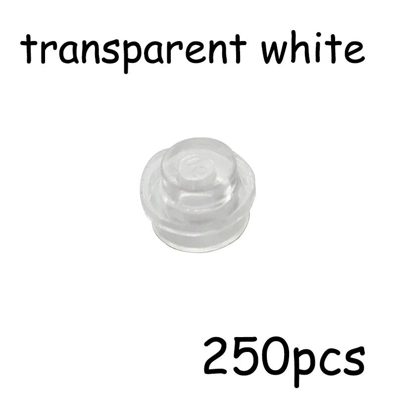 Ungiftig 250 Stück 4073 6141 Platte Rund 1x1 Punkt Moc Zusammenbau Partikel Diy Bausteine 1*1 Figuren Lampe Steine Pädagogisches Spielzeug Für Kinder