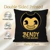 Bendy And The Ink Machine Cushion Cover 1Pcs Decorative Covers Soft Cushion Case For Sofa Couch Decor 40X40 45X45 Pillowcases
