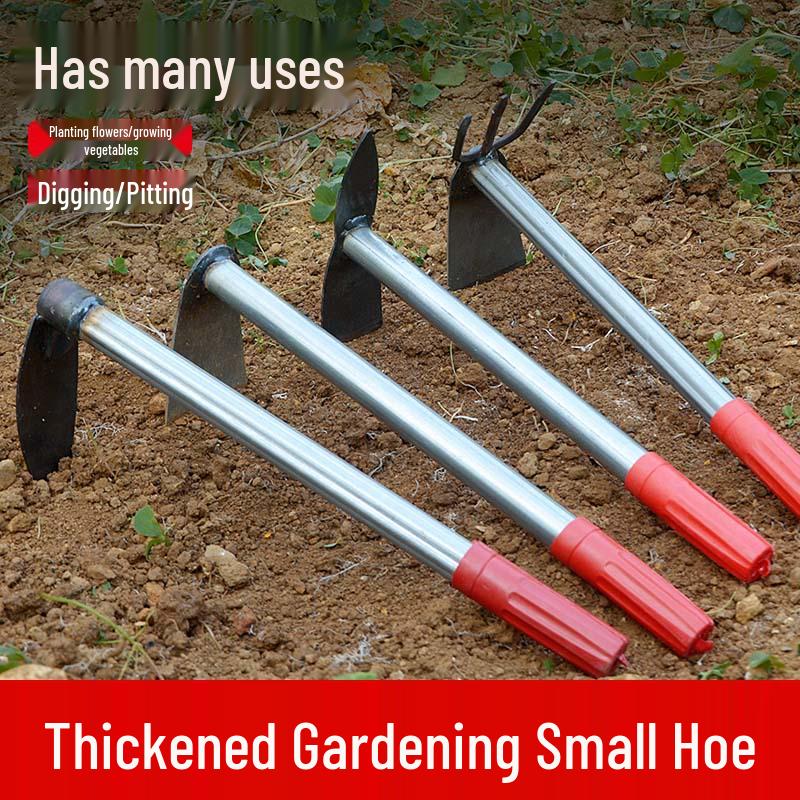 Multifunctional Stainless Steel Gardening Hoe for Planting, Weeding, and Digging 
