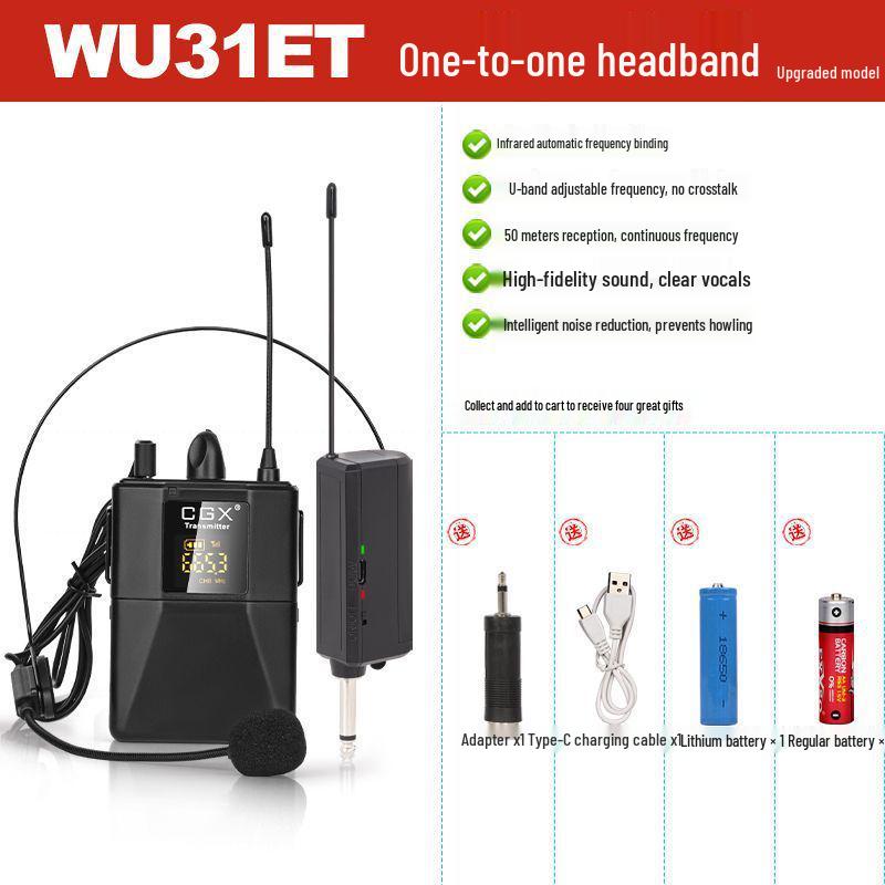 UHF Wireless Lavalier Microphone for Mobile Live Streaming & Vlogging - Special Offer