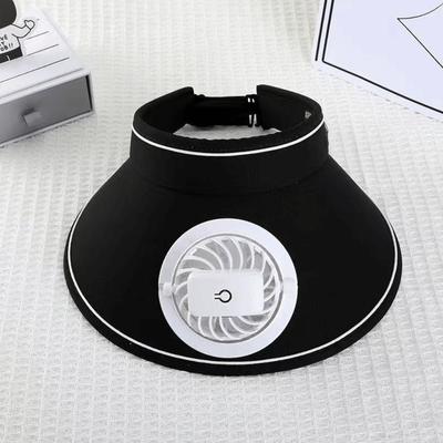 USB Charging Fan Solar Powered Fan Hat Large Brim Sun Protection Hat Wide Brim Sun Hat  Outdoor