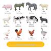 Mini Farm Animal Model Set: 12 Styles of Chicken, Duck, Goose, Pig, Cow, Horse, Poultry & Livestock Toys