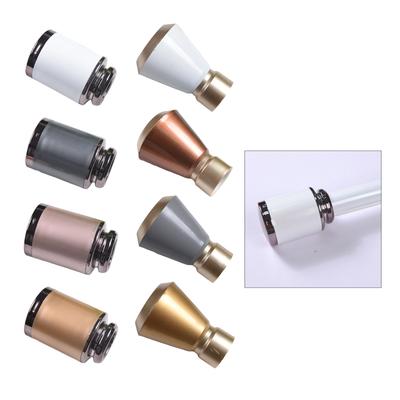 4pcs Elegant Curtain Rod End Caps Contemporary Design Curtain Finial Caps Upgrades for Residential & Commercial Use