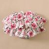 0-18 Months Baby Girls Clothes Set Letters Embroidered Short-sleeved Romper+Floral Shorts +Headband 3Pcs Summer Outfits