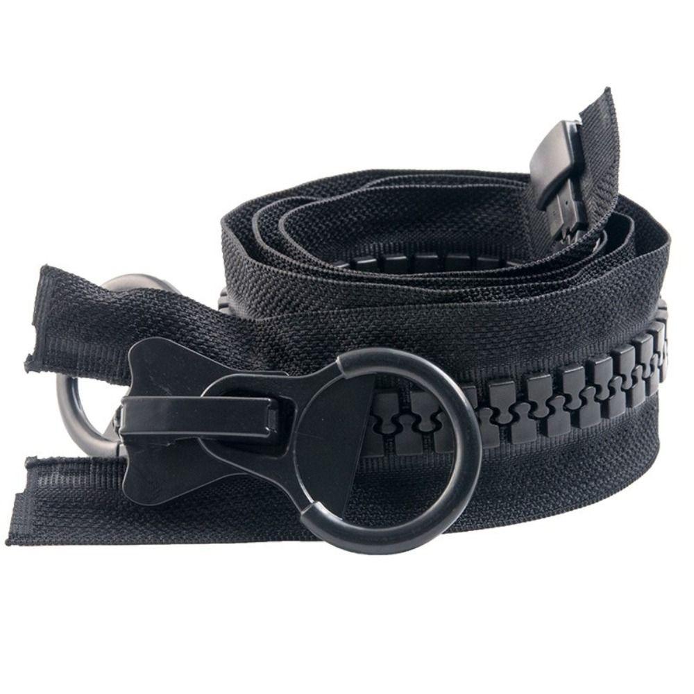 Double-sided for Tent DIY with Pull Ring Slider Head Pull Ring Zip Cloth Accessories Zippers