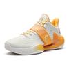 New Anta Water Flower 4 Anti Slip Wear Resistant Low Top Performance Basketball Shoes Men's White Yellow 112231109-3