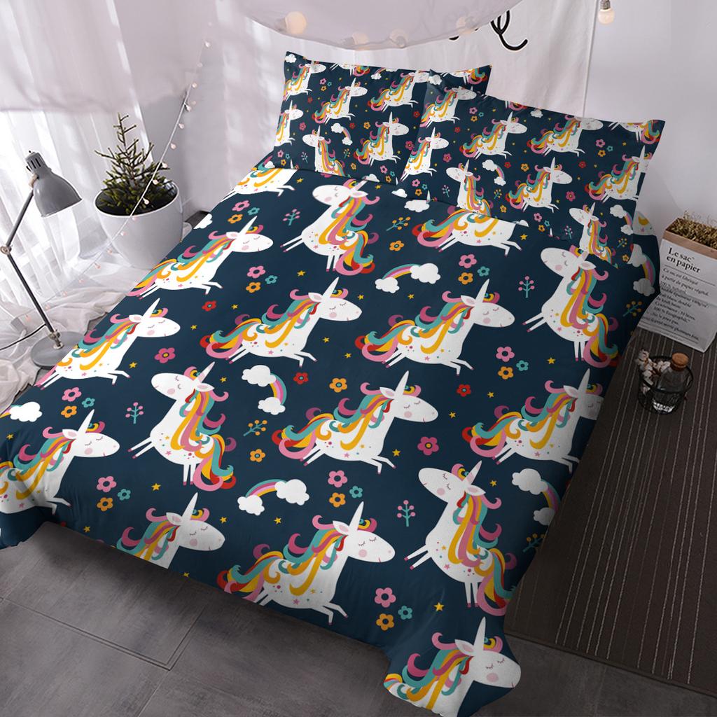 3D Printed Bedding Set Single Double Bed Down Duvet Cover Pillowcase 2/3pc King Queen Bed Cover Children's Women's Gift Home Textile