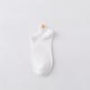 Women's Summer New Solid Color Embroidery Mesh Heel Crown Collegiate Air Breathable Boat Socks
