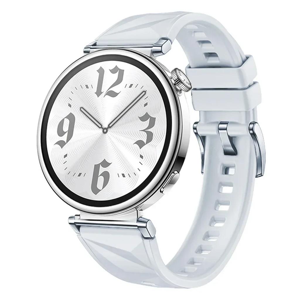 Silicone Strap For Huawei Watch GT6/GT5 41MM Official Color Lce crystal Patterned Bracelet For Huawei WatchGT4 41MM/GT5 Pro 42MM