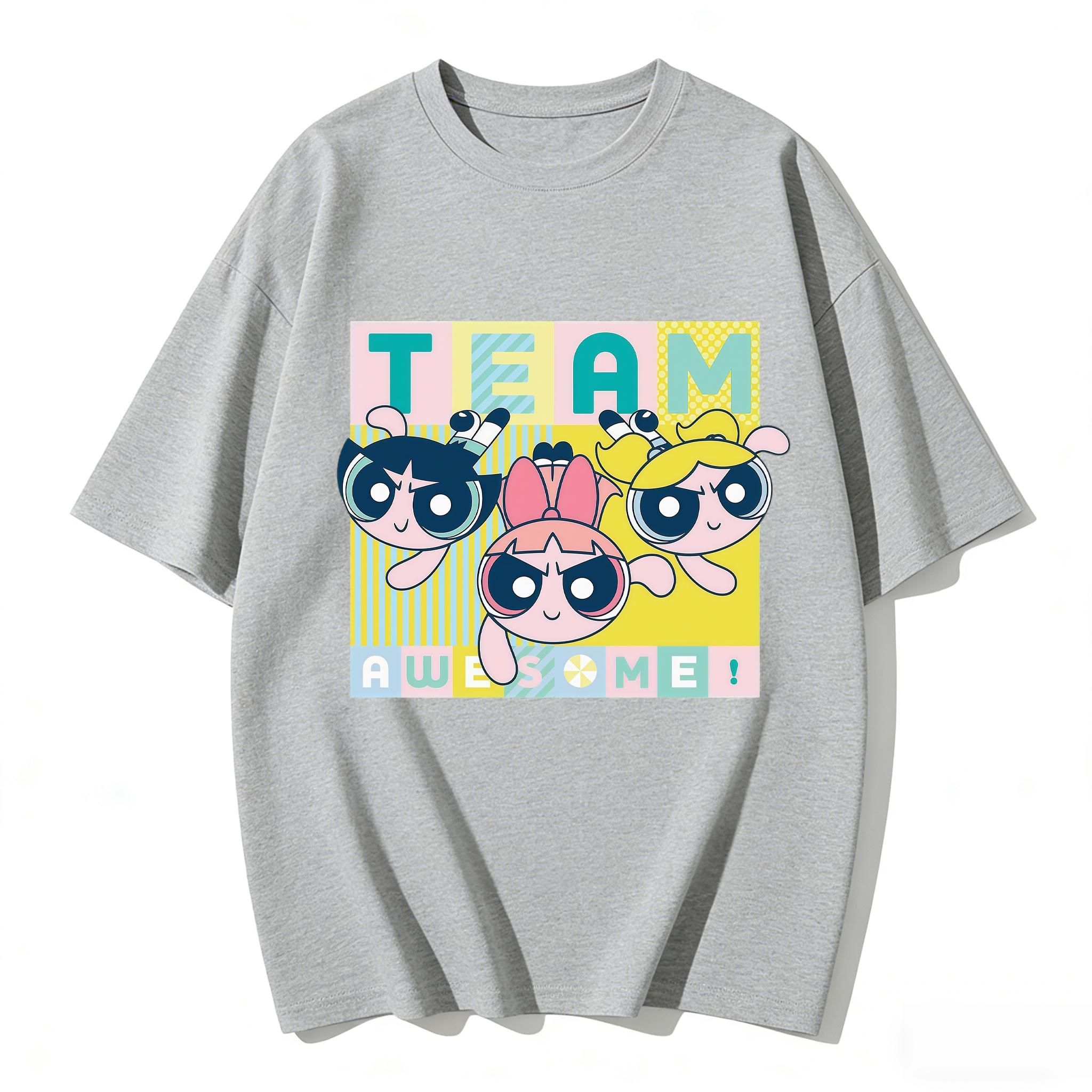 

2026 Girls Super Powerful Blouse Training Streetwear Tshirts Womens Tee Breathable Gym Fitness Family Matching Outfits Summer S
