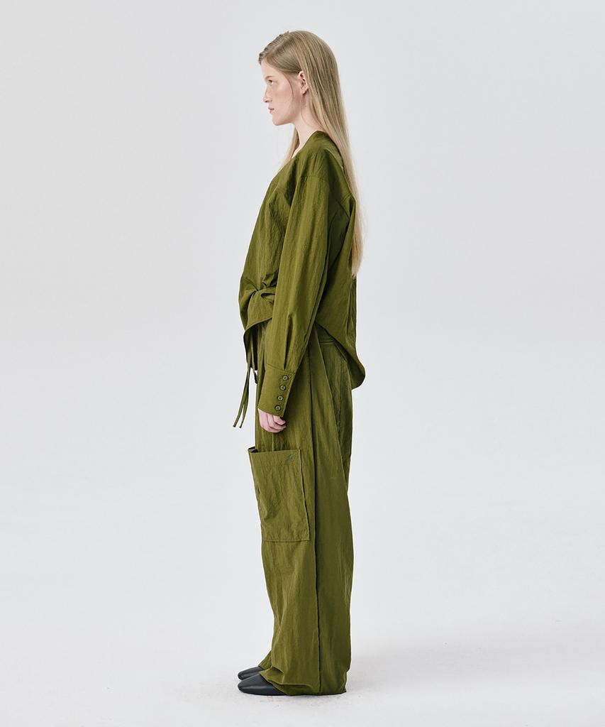 WNDERKAMMER String Tunnel Pants_Khaki