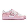 Nike Air Force 1 Fleeing Sweetheart SAML Slip Resistant Abrasion Resistant Low top Skateboard Shoes GS Pink White CT3839-107(Team6-)