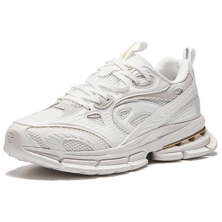 Anta x HEYTEA Champion G01 Textile, Synthetic Leather Low top Running Shoes Women's White 122448805AS-1