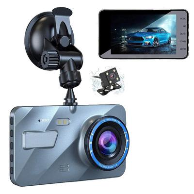 Caméra de tableau de bord avec écran LCD de 4 pouces DVR 1080P FHD Enregistreur de conduite de voiture Grand angle de 170° Multifonctionnalité pour tous les modèles de voiture