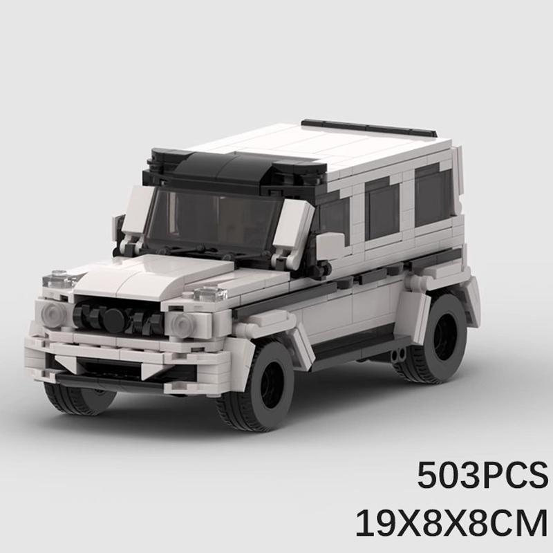 

Технічний Автомобіль MOC Вантажівка Для Mercedesed Benzed G63 6x6 SUV та Причепа Швидкі Позашляховики Набори Будівельні Блоки Дитячі Іграшки Подарунок