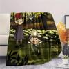 Outside the Garden Wall  Print Flannel Blanket, High quality Comfortable for All Seasons, Home Decor, Warmth and Comfort