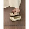 French flat-soled evening breeze gentle shoes versatile and not tired feet soft leather grandma shoes one foot split-toed ballet single shoes women
