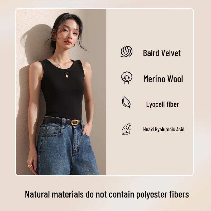 Maoren Women's Slim Fit Sleeveless Vest