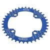 FMFXTR Round Oval Chainring 38T Narrow Wide Single Chain Ring for Road Bikes Mountain BikesBlue