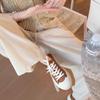 Studiolee Women's Summer New Small Round Head Can Be Stepped On Heel Strap Low-top Casual Style Espadrilles