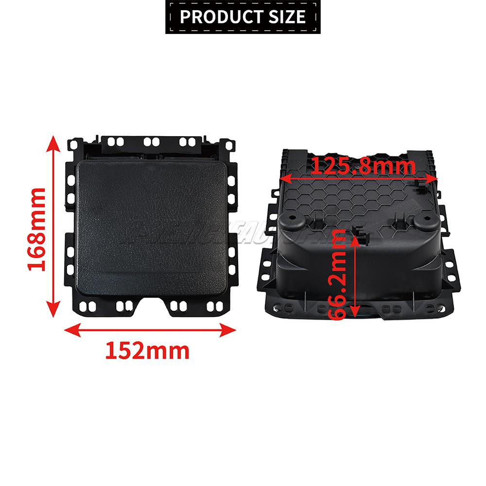 New 7N0862533 For VW Golf Sharan MK2 Tiguan MK1 Seat Alhambra MK2 Dual Cup HolderRear Drinking Cup Bracket Black car accessories