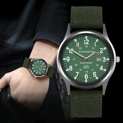 Men's Nylon 30m Waterproof Quartz Wristwatches Luxury Watch Men Designer Brand Famous Business Watch Male
