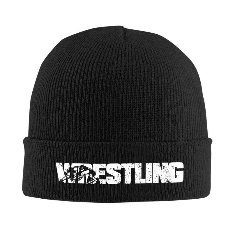 

Wrestling Bonnet Hats Unisex Warm Beanie Hats Skullies Beanies Autumn Winter Men Women Cozy Knitted Cap for Outdoor Camping
