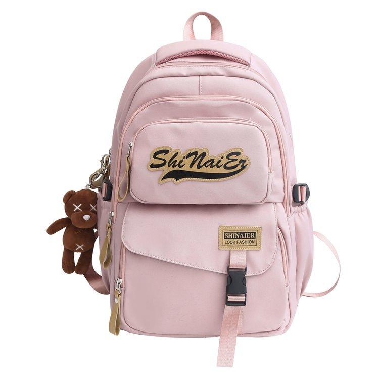 

Студентський рюкзак молодшої школи коледжу рожевий