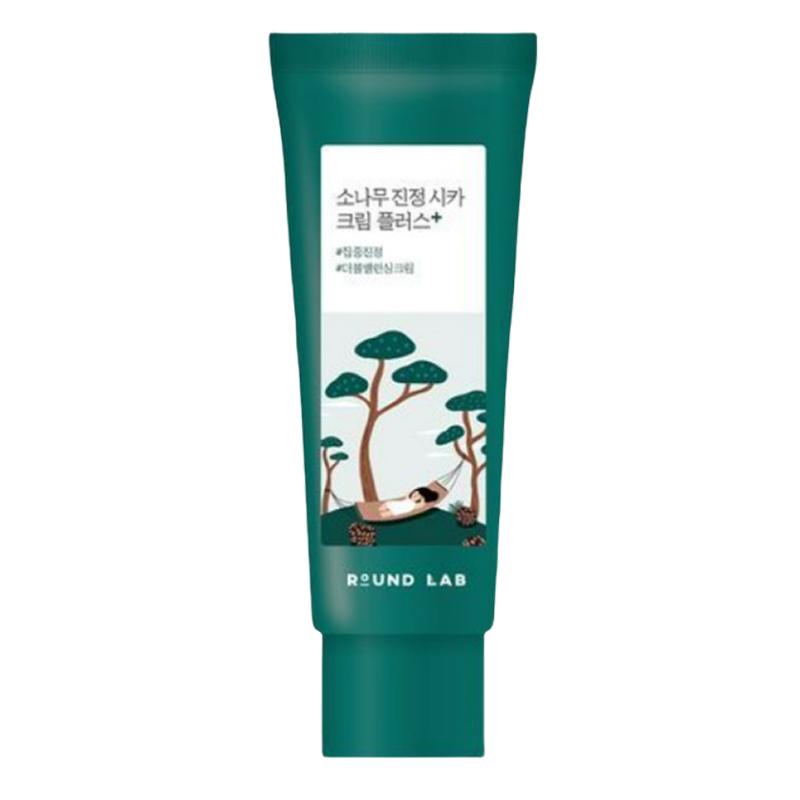 ROUND LAB Pine Calming Cica Cream Plus Deep Hydration & Skin Barrier Repair Moisturizer 60ml