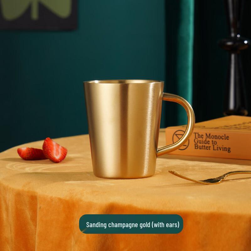 Shangqi 300ml Insulated Stainless Steel Coffee Mug (2-Pack)