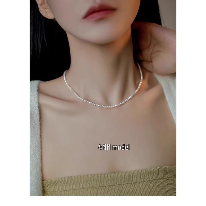 Aurora Freshwater Pearl & Millet Bead Clavicle Necklace - High-End, Natural, Versatile Design