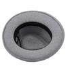 Autumn and Winter Women's New Upturned Hat Fashion Wool Jazz Hat British Style Top Hat