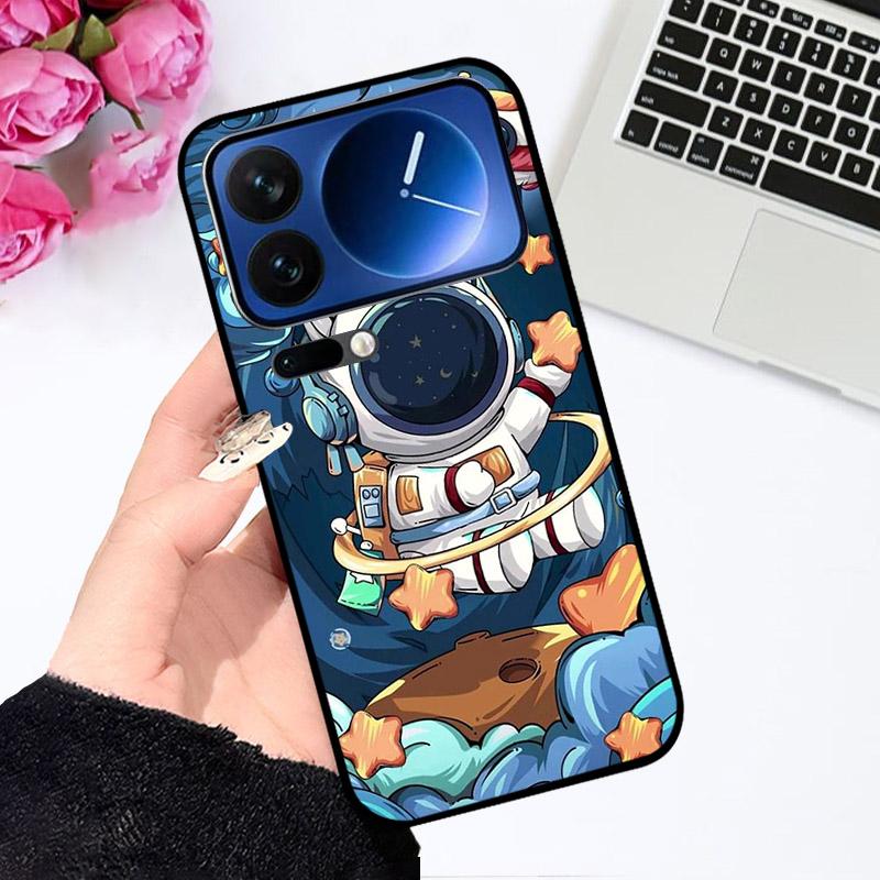 Silikonhülle für Xiaomi 17Pro/17 Pro Max Stoßfeste Handy-Rückseite Niedliche Bemalte Fundas für Xiaomi17 Pro Max Weiche TPU-Schale