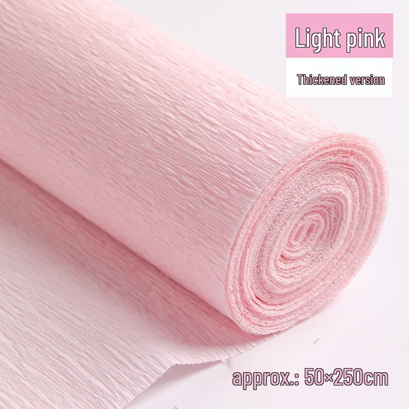 Packung dickes grünes Krepppapier für handgefertigte 3D-Blumen, ideal für Bastelarbeiten in Grundschule und Kindergarten