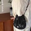 Antique Style, Han Elements, Cheongsam Paired with Bags, Retro, Brocade Bag Closure Bag, Niche Weaving, Beaded, Crossbody Cloth Bag
