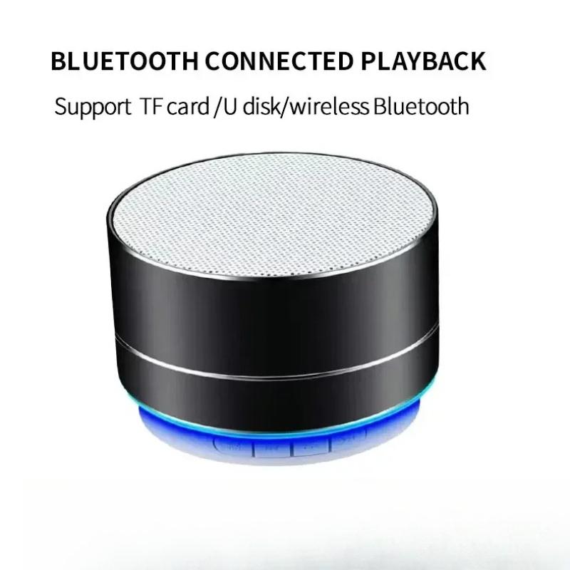 Aluminum Alloy Wireless Bluetooth Speaker Mini Portable Outdoor Subwoofer Music Sound Box for Mobile Phone TF Card PC A10