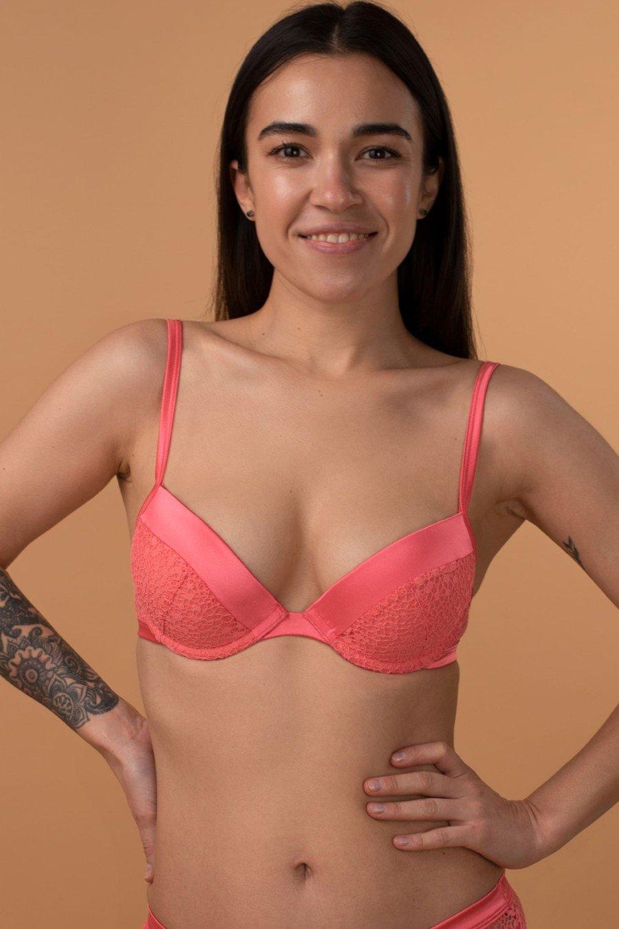 

Бюстгальтер push-up brabrabra (85583) 75D рожевий