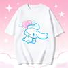 2026 new Summer Cute Cinnamoroll TShirts Soft Cotton Short Sleeve Tees for Parents  Kids Breathable Casual Daily Outfit Tops