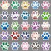 50 Original Dog Paw Print Waterproof Stickers for DIY Phone Cases, Milk Tea Cups, Notebooks – Cute for Kids