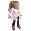 Long Coat Winter Doll Clothes For 18 Inch Girl Dolls Soft Plush Outfit Set Simple Wear Design