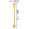 Silicone Double-headed Jam Scraper Kitchen Stirring Stick Spoon Reusable Delicious Spatula for Scraping Cream Jam Baking Tool