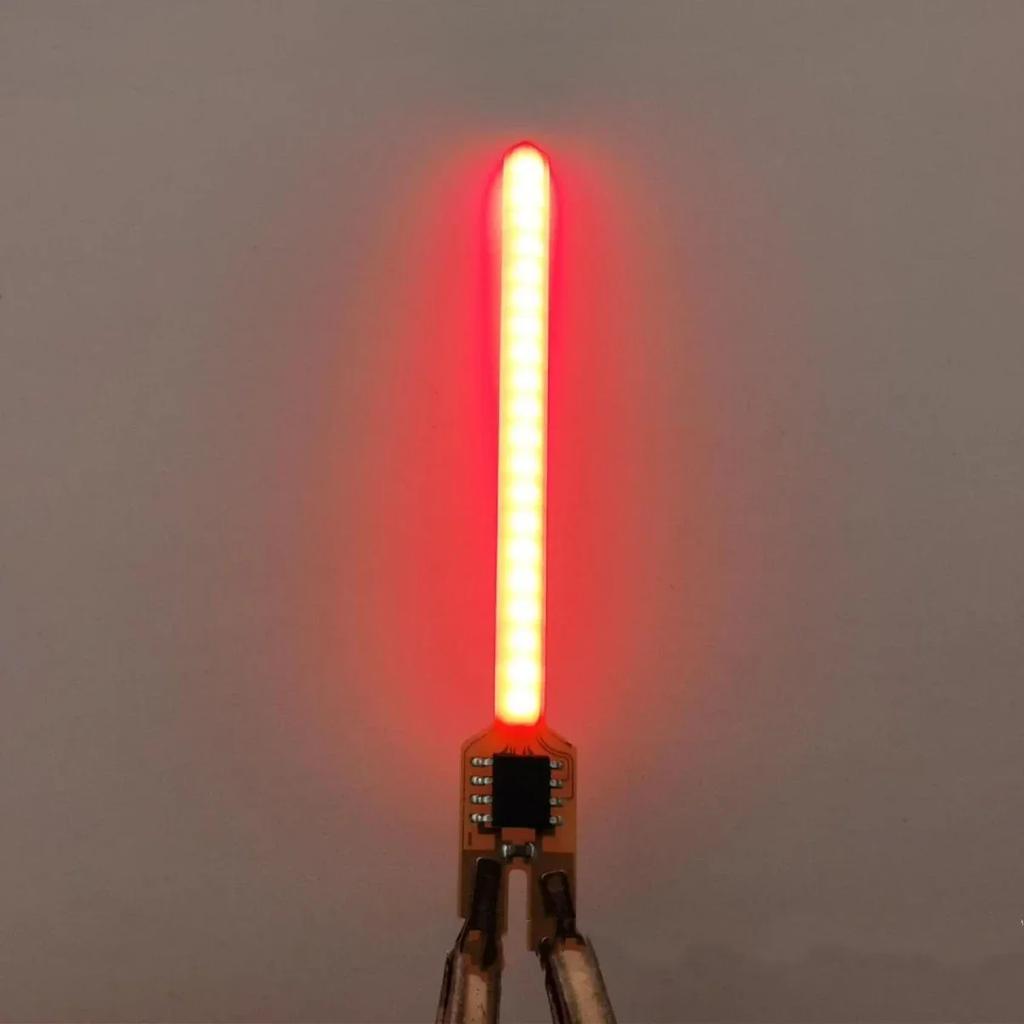 DC3V Multicolour LED Meteor Shower Flowing Water Lamp LED COB Filament Diodes 2200K Blue Red Green Pink Incandescent Light Parts