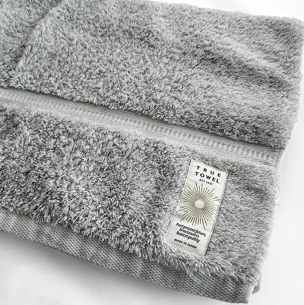 TRUE TOWEL Classic HOTEL Petit Bath Towel, Luxury Imabari Towel (Gray)