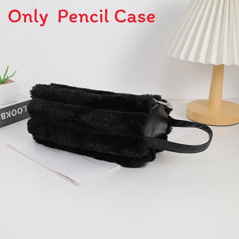Japanese Plush Pencil Case With Large Capacity For Girls And Students