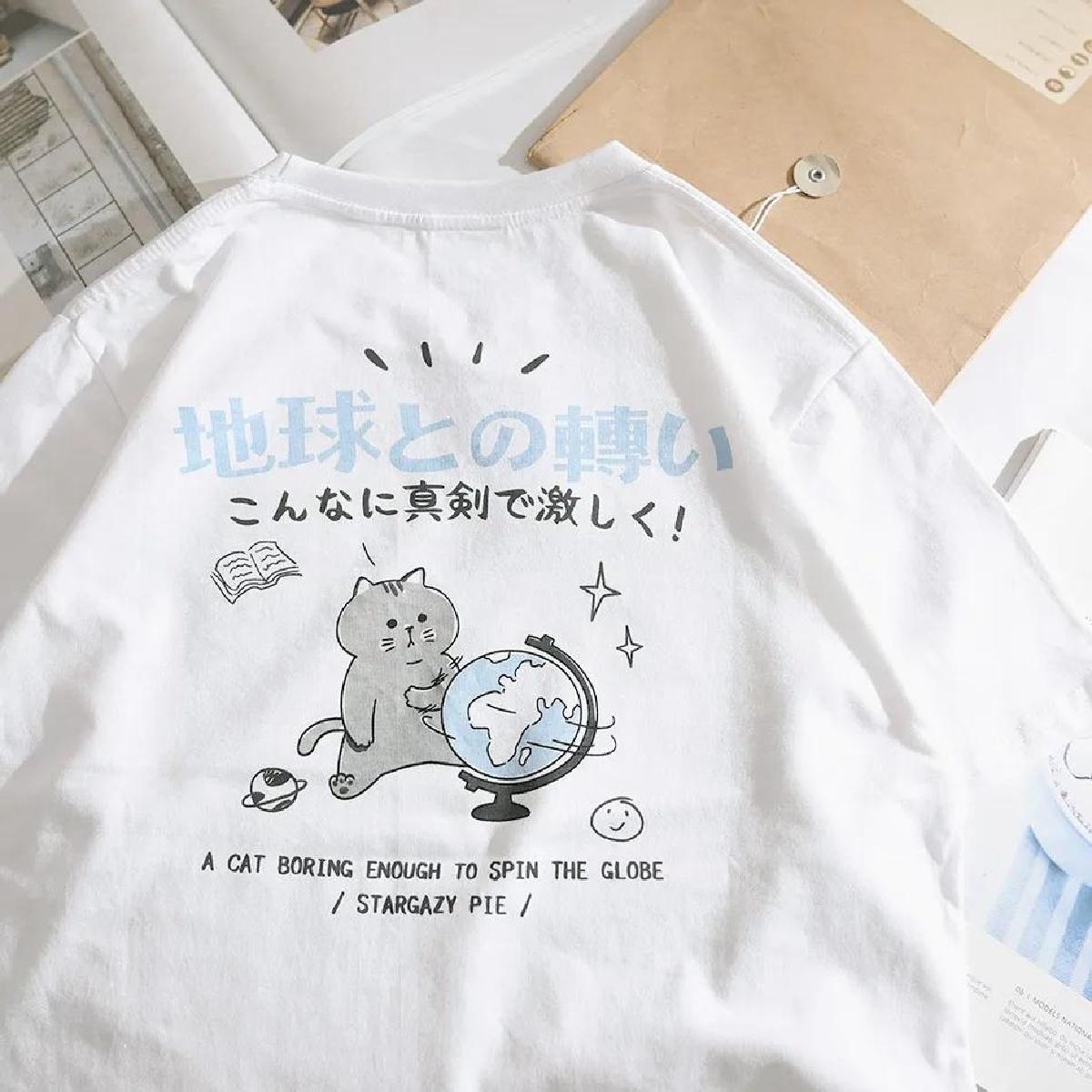 

Японская футболка мужская с коротким рукавом в стиле Харадзюку, свободная и универсальная, для студентов, с коротким рукавом, для пар, для мужчин и женщин XXXXXL чёрный