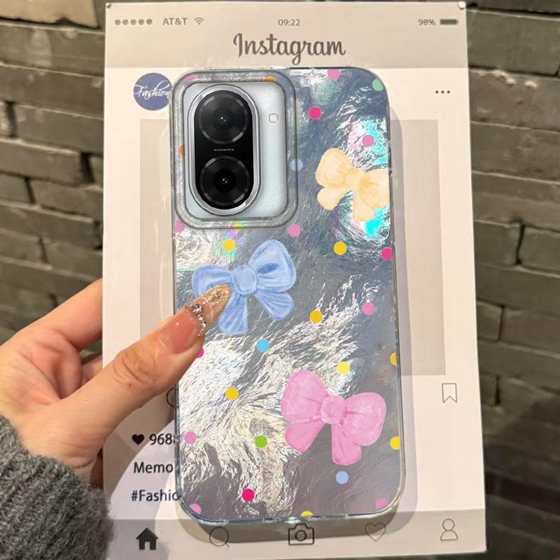 Cute Colorful Bow Heart Girls Case For Xiaomi Redmi Note 14 Pro 14C 13C 10 9A 9C 13 12 11 10S 9 8 Plus A5 A4 A3 A2 A1 Cover
