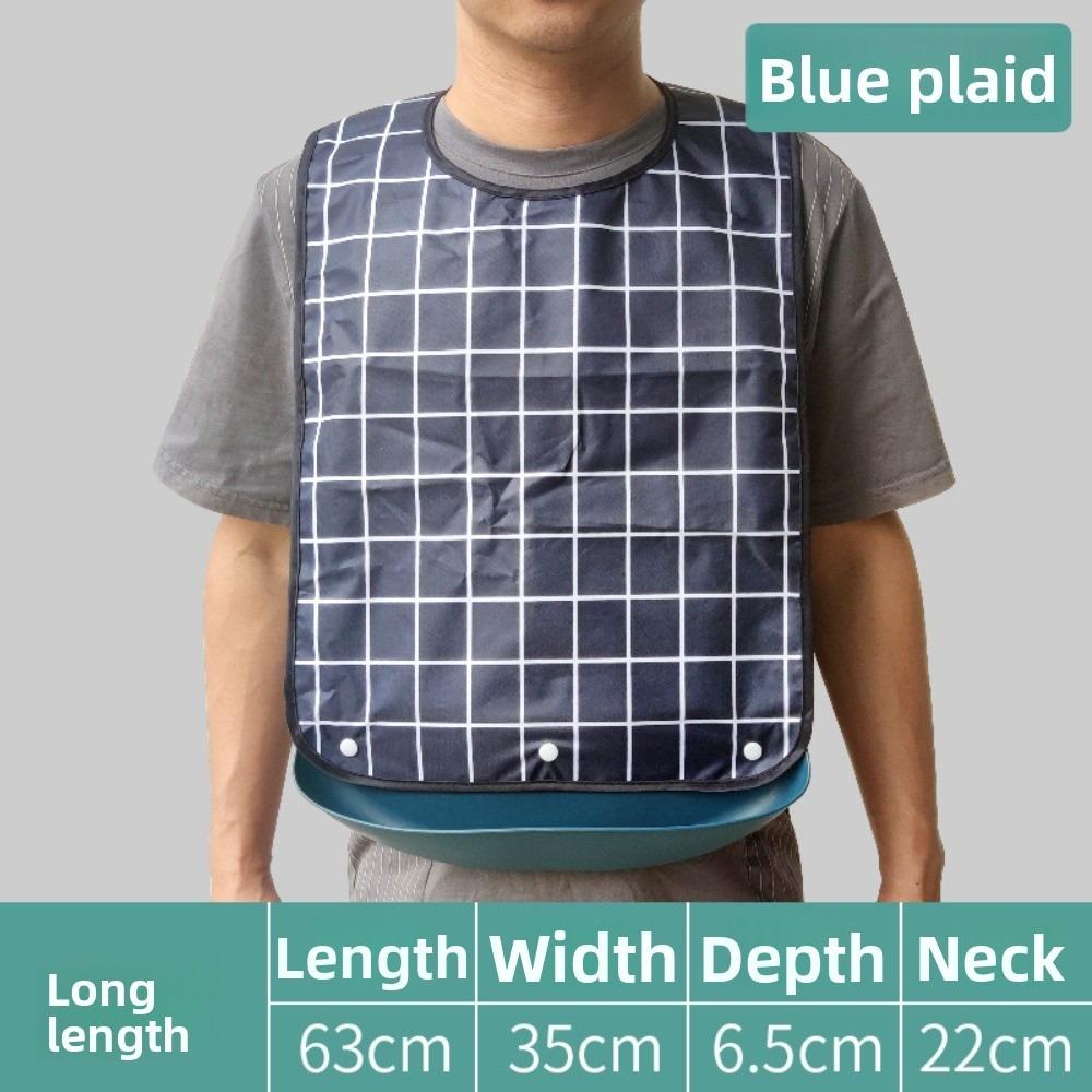 Schmutzabweisender Erwachsenen-Latz Wasserdichte Erwachsenen-Schürze Tragbare Speichel-Servietten Esshilfe