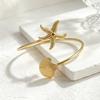 Gold Color Upper Arm Cuff Bracelet Starfish Cuff Arm Ring New Open Cuff Armlet Jewelry