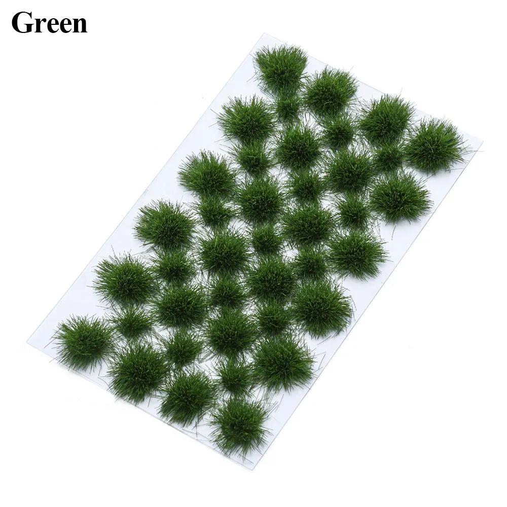 39/50PCS/Set Simulation Model Sand Scene DIY Material Realistic Flower Grass Tufts Miniature Grass Bushes Plant Cluster Scenery